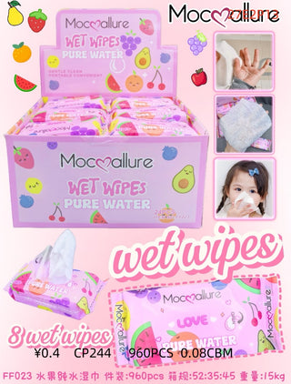 Toallitas húmedas de bolsillo