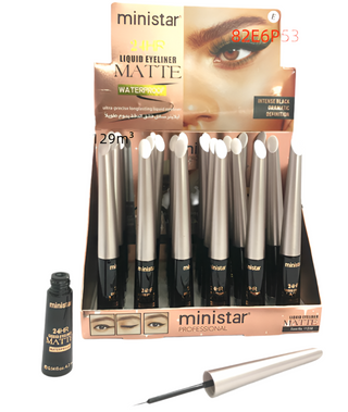 Delineador líquido negro a prueba de agua